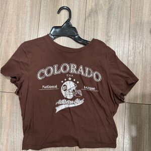 H&M Brown Colorado Baby Tee